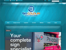 Tablet Screenshot of bigcolour.com.au